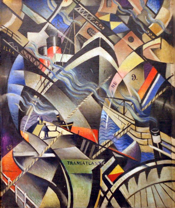 Christopher Nevinson's The Arrival (1913)